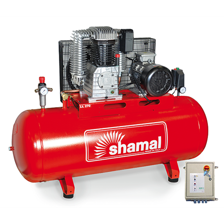 Shamal kolvkompressor HD K30 YDstart 7,5hk 10bar 2
